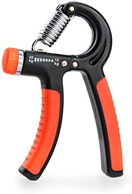 22Lbs-88Lbs Hand Strengthener for Kids with Non-slip Handle Red-1PCS