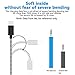 TNSO MFi Certified Phone Cable 5Pack 3FT 3FT 6FT 6FT 10FT Nylon Braided USB Charging & Syncing Cord Compatible with Phone Charger Xs max/X Phone 8 8 Plus 7 7 Plus 6s 6s Plus 6 6 Plus (Black&White)