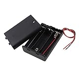 2 Pcs 3 x1.5V AA Battery Holder with On Off Switch