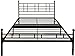 Best Price Mattress Mellow Allston-Metal Platform Bed with Built-in Slats & Headboard Patented Bifold Easy Assembly, TwinXL, Black