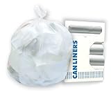 Jaguar Plastics RH3660H Heavy Grade Liners, 55gal, 13mic, 36 x 60, Natural, 25 Bags Per Roll (Case of 8 Rolls)