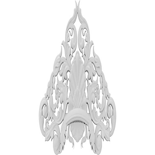 2"W x 4"H x 3/8"D Small Delphos Applique