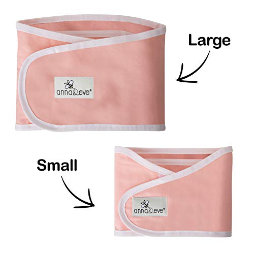 Anna & Eve Baby Swaddle Strap, Adjustable Arms Only Wrap for Safe Sleeping Small Size Fits
