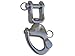 Five Oceans Stainless Steel 5-Inch Jaw Swivel Eye Snap Shackle - FO448
