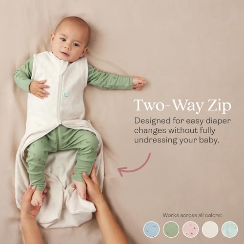 ergoPouch Jersey Sleeping Bag 0.2 TOG – Arms-Out Baby Sleep Sack, Ideal Transition from Swaddling, Slim Fit Keeps Baby Secure & Comfortable, Soft Breathable Fabric