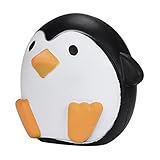 Jumbo Slow Rising squishies Kawaii Cat Hamburger Cream Scented Stress Relief large Kawaii Squishy as Collection Gift Toy (Penguin)