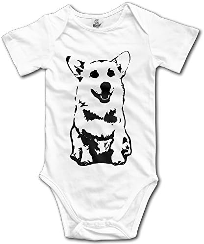 CHYY Newborn's Cute Little Corgi Puppy Organic Baby Onesie Clothing