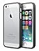 iPhone SE Case , iPhone 5S Case,MiHua Apple iPhone 5S Protective Transparent Slim Case Shock-Absorption Bumper and Anti-Scratch Clear Back - Ultra Slim Back Bumper Case for iPhone 5S(Black)