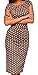 Generic Women's Polka Dot Slim Short Sleeve Dress
