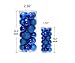 Prudance 24ct Christmas Balls Ornaments Multicolor Decorations Tree Balls for Holiday Wedding Party Decoration,1.57