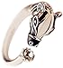 RoseSummer Personalized Punk Animal Finger Ring Horse Opening Rings Exaggerated Jewelry