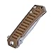TANGRAM Folding Pocket Knife ACUTO440 Drop-Point Sharp Blade Liner Lock Brown G10 Handle Knife,Dirk Pinkerton Progression TG3008A2