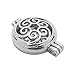 5pcs Mix Style 30mm Stainless Steel Tone Alloy Locket Essential Oil Aromatherapy Diffuser Pendant Charms Necklace