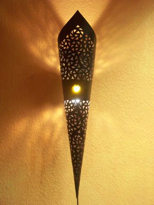 Marokkanische Wandlampe Marina Orange Amazon De Beleuchtung