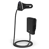 iXCC 48W 4-Port Multi USB Passenger Car Charger Front/Back Seat Adapter for iPhone 7 6s Plus, iPad Pro Air mini, Galaxy S7 S6 Edge, Note, LG and More