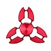 Hot Sale! AMA(TM) Hands Spinner Tri-Spinner Fidgets Fingertip Bearing Toy EDC Focus Gyro Toy (Red)