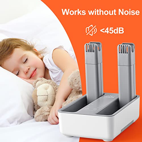 LAVIEAIR Boot Dryer, Shoe Dryer and Deodorizer with Timer for Drying