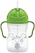 b.box Sippy Cup with Innovative Weighted Straw, Apple
