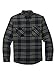 Burton Men's Brighton Flannel Down Shirt, True Black Balsam, Large