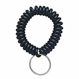 MMF Industries Flexible, Expandable Wrist Coil Key Holder, Black, Each (201450004)
