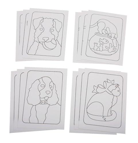 S&S Worldwide Unfinished Adhesive Sand Art Boards for Creating Sand Pictures, G…