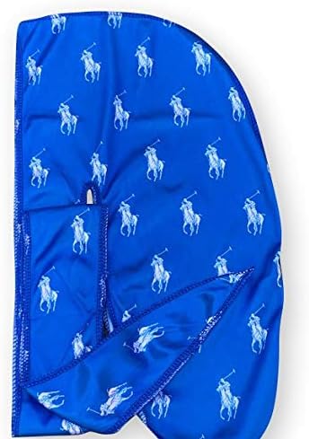 Silky Durag – (Multiple Designs) | 360 Waves (Blue/White)