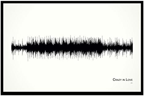 Crazy In Love - 11x17 Framed Soundwave print