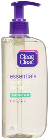 clean and clear gentle face wash