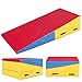 Best Choice Products 60x30x14in Kids Folding 2-Panel Cheese Wedge Incline Gym Mat for Tumbling w/Handles, Multi