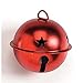 Darice Jingle Bell Matte Red 65mm (6-Pack) 1148-65