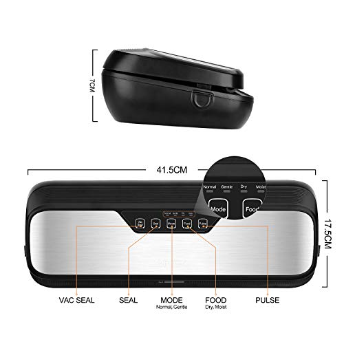 VPCOK Vacuum Sealer Machine Sous Vide Automatic Vacuum Sealer System