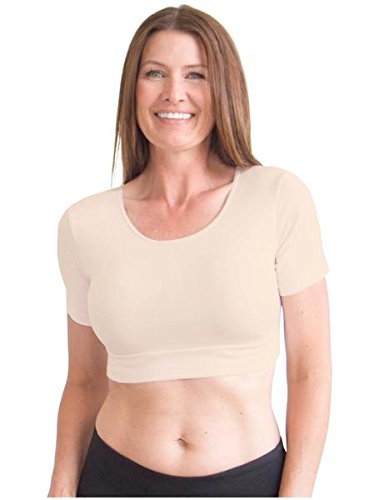 Halftee Boyfriend Sleeve Crop Top - Modest Layering Shirt For Nursing, Pregnancy & Everyday