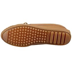 Minnetonka Women's Deerskin Soft-T Moccasin,Mocha