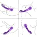 Silicone Vibrator, Bestimulus 12 Speeds G Spot Vibrator USB Rechargeable Vibrating Massager (Purple)