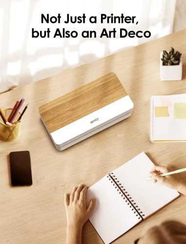 iDPRT A4 Thermal Printer, Future800 Thermal Printer, 300dpi Resolution 4ips Fast A4 Paper Printer with Auto Cutting, 100 Sheets Capacity, Compact Design, Support WiFi App Wireless or USB Connection
