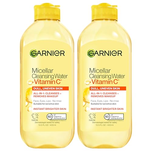 Garnier Micellar Water with Vitamin C, Facial Cleanser & Makeu... 41ZftogtQTL