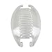 Clear 6.5 Inch Banana Clip Hair Clincher Interlocking Two Sides Hair Comb