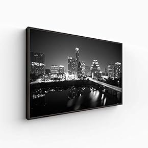 Canvas Wall Art for Living Room, Bedroom Black and White Construction Framed Canvas Prints for Home Decoration Ready to Hang - 16x24 inches