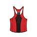 ICOOLTECH Men's Fitness Gym Muscle Cut Stringer Bodybuilding Workout Sleeveless Tank Top Shirts (US - X-Large, Z Red (no Words))