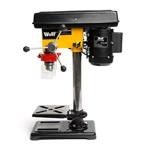 Wolf 9 Speed Bench Pillar Drill 16mm Chuck 500w Motor 2500rpm Bench Top Mounted Press Buy