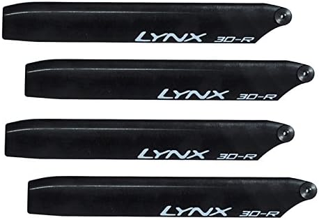 LynX Plastic Main Blade 125mm - Stretch - T-Rex150 - Pro Edition - Black - 2 Set