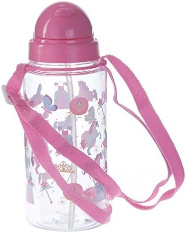 Puckator Enchanted Rainbows Unicorn, Kids Drinks Bottle with Straw - Image 3