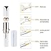 Facial Hair Removal for Women Face - Painless Mini Portable Hair Remover for upper lip,cheeks, chin hair - Peach Fuzz Epilator Remover