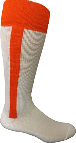 Pearsox 2-n-1 Uniform Socks, Stirrup, INTERMEDIATE Orange