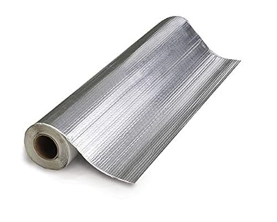 Flex Clad 400 Pipe and Duct Waterproofing Self-Stick Protective Sheet, Aluminum, 36" x 33-1/2"
