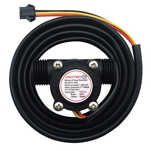 SENSTREE G1/2" Water Flow Sensor with 1.2M(3.9ft) Cable, Food-Grade Hall Effect Sensor Flow Meter Flowmeter Counter 1-30L/min - Image 3