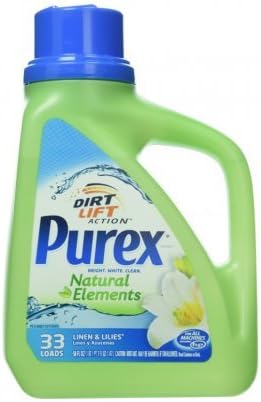 2 Pk. Purex Natural Elements Laundry Detergent Liquid, Linen &amp; Lilies, 50 fl oz