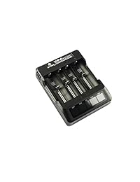 XTAR VP4 Pantalla de alta precisión Tiempo real Cargador de batería Cargador cuatro ranuras de inteligente se aplican a cuatro pcs 10440 16340 14500 14650 17670 18350 18500 18650 18700 o dos Pcs 22650 25500 26650 Baterías de litio
