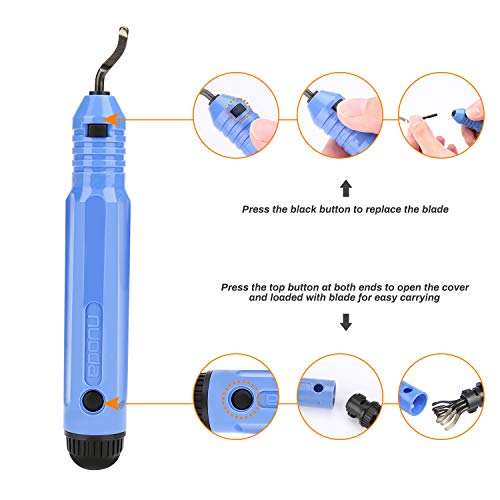 BestFire Deburring Tool Kit, Metal Deburring Tool Set with AntiSlip