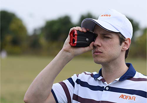 AOFAR G2 Golf Rangefinder with Slope 600 Yards Laser Range Finder 6X 25mm Waterproof, Pulse Vibration, Carrying Case, Free Battery, Gift Packaging - Thumbnail 6